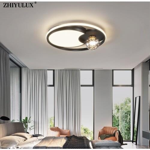 Modern LED Chandelier Lamps For Living Room Bedroom Dinner Room middle bulbs indoor lights dimmable Chandeliers Aluminum Luster