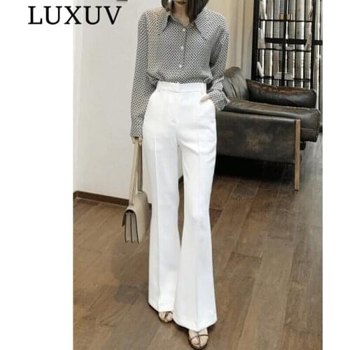 Sweatpants Women Clothing Office Oversize Pants High Waisted Sets Streetwear Wide Leg Overalls Trousers Harajuku Boot Cut Pant