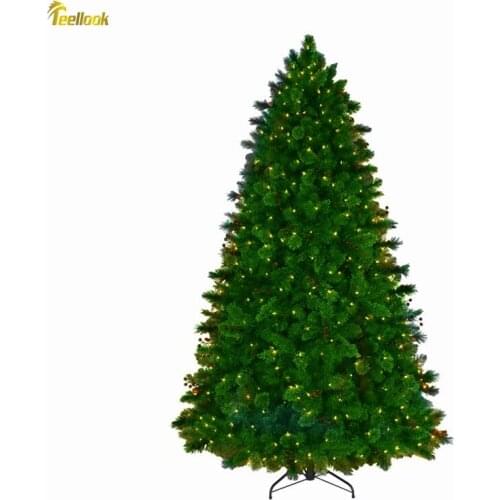 Teellook 1.2m/3.0m Encrypted Glowing Christmas Tree Christmas Hotel Shopping Home Decorations