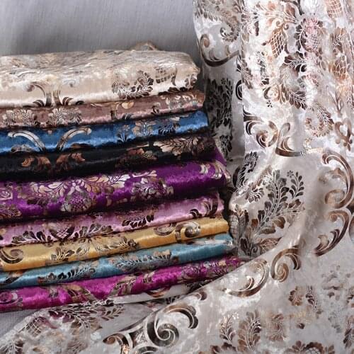 European style precision jacquard fabric for cushion sofa chair quilting sewing patchwork delicate tissue upholstery 145cm width