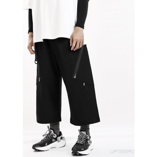 Whyworks 21ss Wide samurai pants capris big side pockets techwear japanese style streetwear