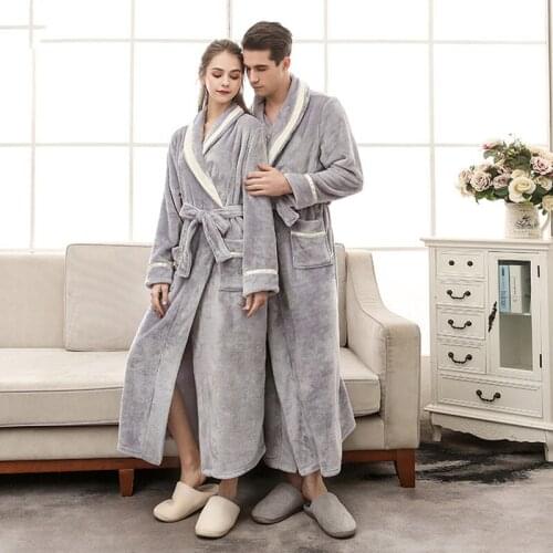 Womens Robe Warm Sexy Winte Bathrobe Women Cotton Robe Womens Bathrobe Dressing Gowns For Women Home Gowns Sleepwear Clothes