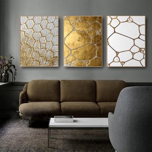 Golden Angel Tree Ring Silver Leaf Black Marble Sofa Decorative Painting Artistic Poster Living Room Bedroom Dining Room Decor