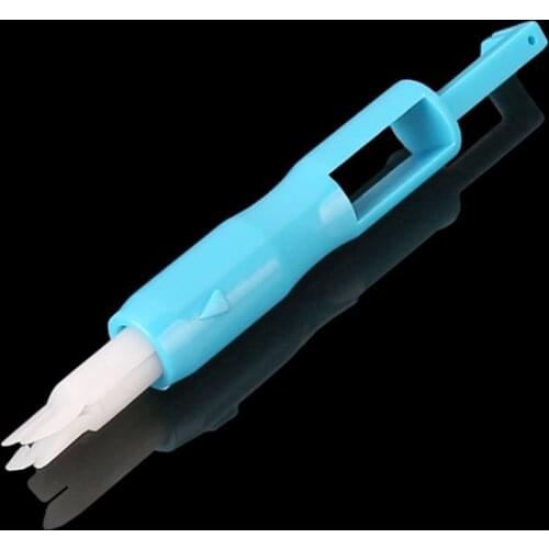 1Pc Needle Threader Stitch Insertion Tool for Sewing Machine Needle Inserter Manual Needle Threader Sewing Tool