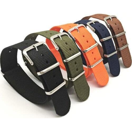 1PC Simple Replacement Band High Quality Nylon Strap Watch Band For Men Women Watch Accessories