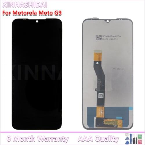 100% Tested LCD For Motorola Moto G9 Display Touch Screen Digitizer Assembly Replacement Work Well