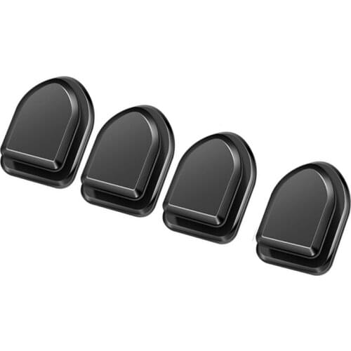 4pcs Car Hooks Organizer Storage for USB Cable Key Storage Self Adhesive Hook Hanger Interior Accessories Auto Fastener Clip