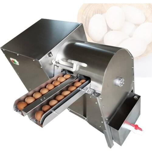 550W Automatic Egg Product Cleaning Machine Egg Washer Egg Salted Duck Egg Goose Egg Cleaning Maker Poultry Farm Equipment