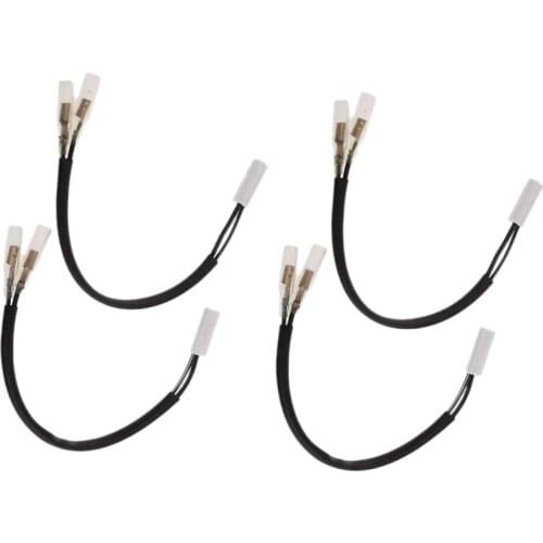 Motorcycle Turn Signal Adapter Turn Signal Harness Connector Plug Adapter for Yamaha R1 R6 FZ1 FZ6 FZ6R FZ8 FZN XJ6