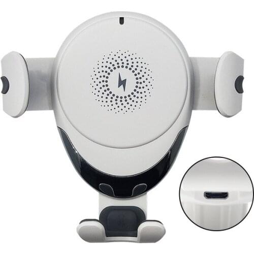 10w Vehicle Gravity Mobile Phone Universal Car Bracket Wireless Charger Automatic Clamping Fast Car Charging Phone Holder DD