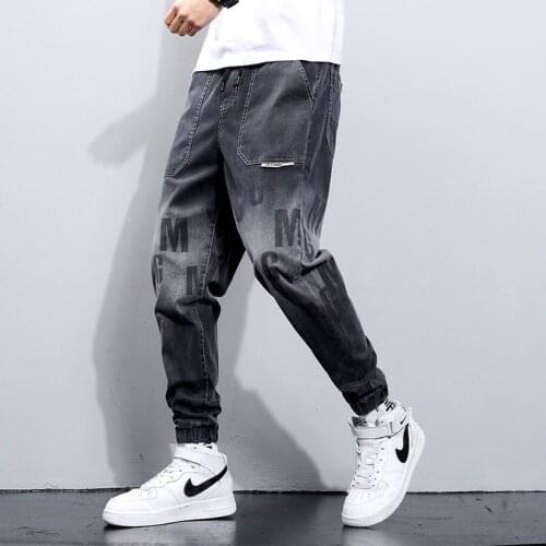 New Mens Pants Streetwear Harajuku Fashion Cargo Pants Men Casual Elastic Waist Hip Hop Men Clothing Jogging Pants Men Trousers