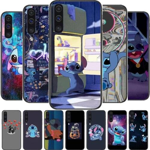 Stitch Phone cover hull For SamSung Galaxy S8 S9 S10E S20 S21 S5 S30 Plus S20 fe 5G Lite Ultra black soft case
