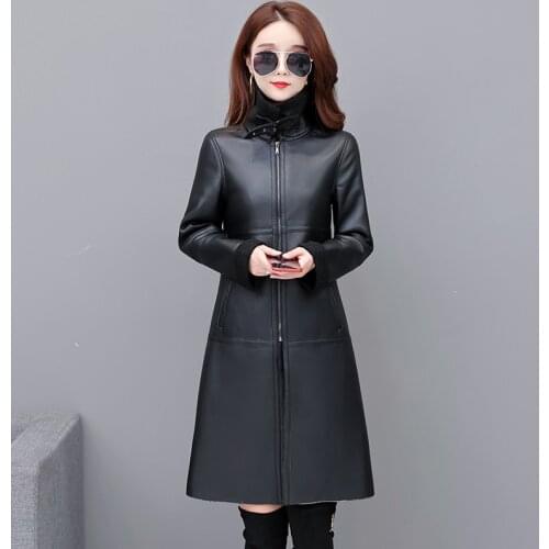 HIKAEOM Women's Leather Jackets