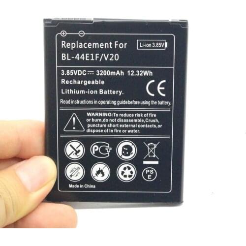 ITopZea 5pcs/lot 3200mAh / 12.32Wh BL-44E1F / BL44E1F / BL 44E1F Replacement Battery For LG V20 H990 F800