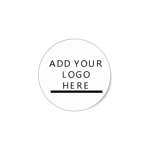 3.8cm Custom Design Logo Classic Round Sticker