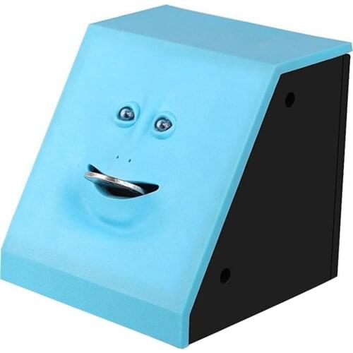 Face Coin Bank Money Eating Coin Bank Battery Powered Monkey Saving Box