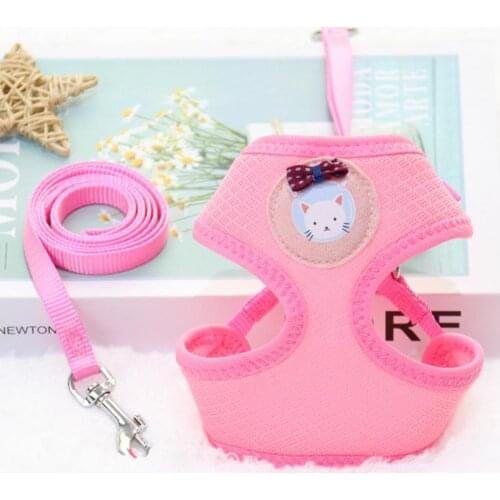 Fashion Dog Cat Pet Puppy Vest Chest Strap Explosion Proof Adjustable Nylon Walking Safety Traction Rope Accessories Pet Product