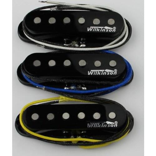 NEW Black Wilkinson WVS Electric Guitar Humbucker Pickups three single coil pickups for ST Black Made In Korea