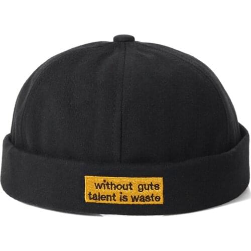 New Mens Summer Cotton Brimless Skullies Cap Vintage Urban Unique Street Portable Docker Hats Multipurpose Miki Beanie Hat