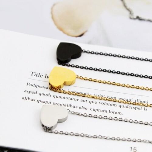 Stainless steel necklace O-chain cross-chain titanium steel necklace womens stainless steel jewelry