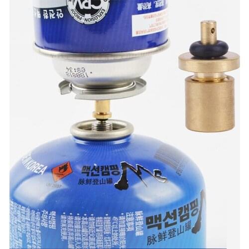 Portable Picnic Gas Refill Adapter Outdoor Camping Hiking Stove Gas Cylinder Tank Refill Adapter Practical Stove Accessories