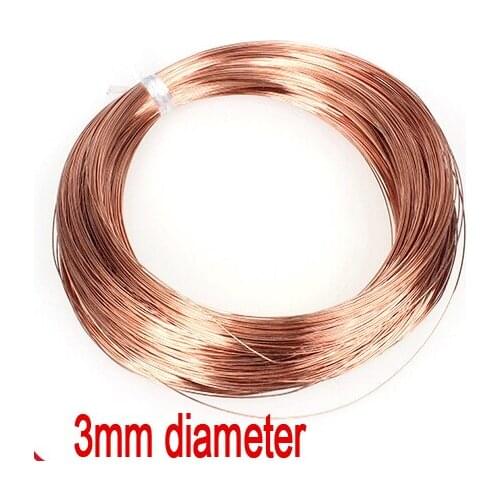 3mm diameter T2 pure copper wire red copper wire tough pitch Conductive copper bronze wire