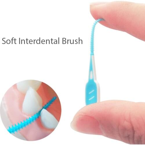 RORASA Useful 16pcs/box Interdental Floss Brushes Dental Teeth Oral Care Clean Cleaning Tool Hot Sale with Retail Box