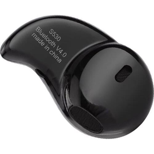S530 Mini Invisible Wireless Single Earphone Noise Cancelling Bluetooth Headphone Handsfree Stereo Headset Earbud For phone