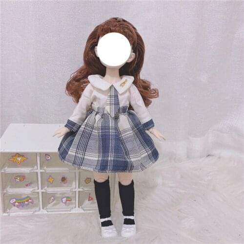 1/6 30cm BJD Doll Clothes Accessories Fat Body College Style Wearable Clothes Suit Children DIY Dress Up Toy Girl Fashion Gift