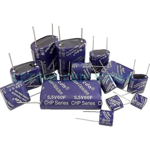 1PCS Super capacitor farad capacitor combination type 5.5V 0.22F-60F 0.47F 1F 2F 3F 4F 5F 7.5F 10F 15F 17F 20F 25F 30F 41F 50F