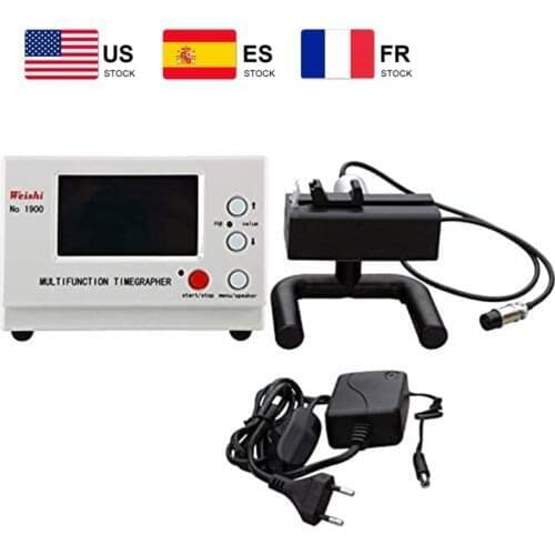 EU US Stock Timegrapher NO.1900 Watch Timing Machine with LCD Screen Multifunction Tools Tester, Timegrapher Mechanical