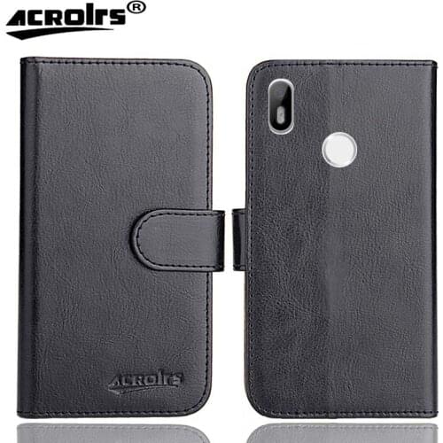 Vsmart Joy 1 Case 5.45" 6 Colors Flip Fashion Soft Leather Crazy Horse Exclusive Phone Cover Cases Wallet