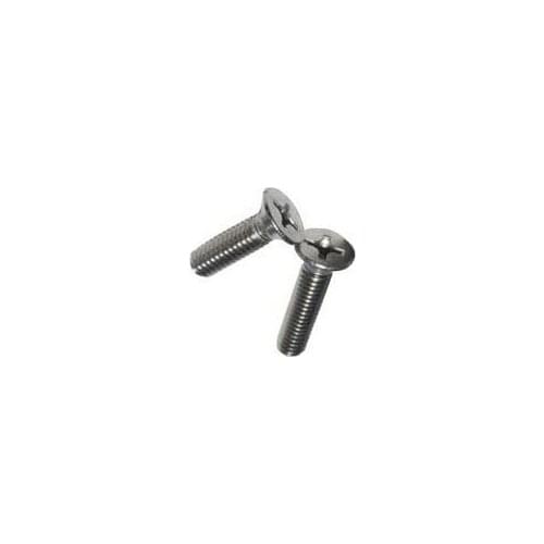 Wkooa M10 Screws Flat Cuntersunk Head Machine Screws Phillips Drive Stainless Steel 304