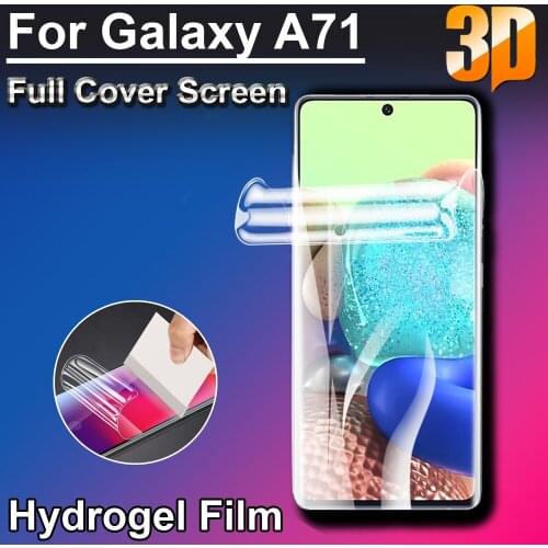Ultra Clear Soft LCD Full Screen Protectors For Samsung Galaxy A11 A21 A31 A41 A51 A71 A80 A70 A60 A20E A20S A50S Hydrogel Film
