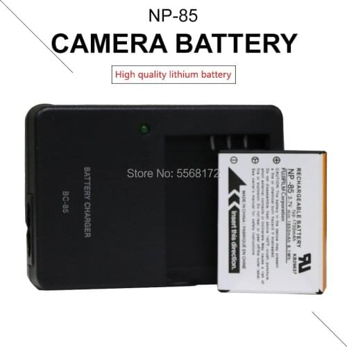 1PCS 3.7V 1700mAh NP-85 NP 85 NP85 Digital Camera Battery for FUJIFILM NP170 SL240 SL245 SL300 SL305 CB170 + 1PCS BC-85 Charger