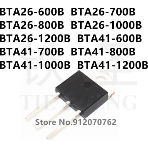 10PCS BTA26-600B BTA26-700B BTA26-800B BTA26-1000B BTA26-1200B BTA41-600B BTA41-700B BTA41-800B BTA41-1000B BTA41-1200B TO-3P