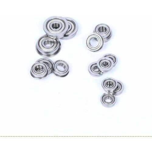 100pcs/lot F604ZZ F605ZZ F606ZZ F607ZZ F608ZZ F609ZZ F623ZZ F624ZZ F625ZZ F626ZZ F627ZZ F628ZZ flanged Ball Bearing deep groove