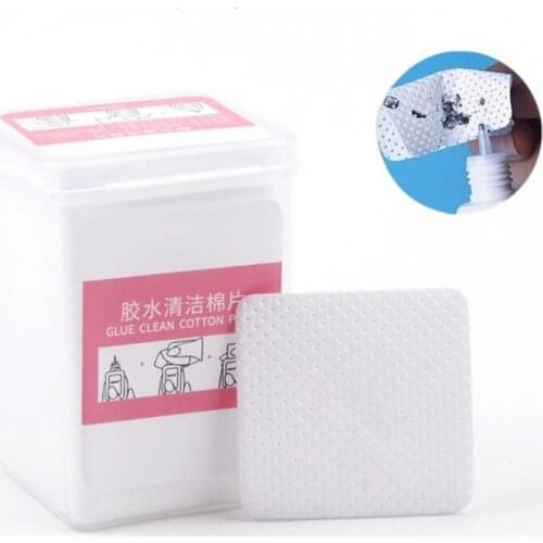 200Pcs Nail Polish Remover Cotton Pad UV Gel Remove Wipes Lint-Free Napkins For Cleaner Nails Super Absorbent Soft Manicure