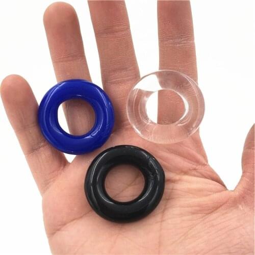 3Pcs/Set Cock Ring Penis Sleeve Sex Products Silicone Sex Toys for Men Male Penis Ring Delay Ejaculation