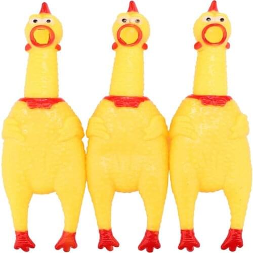 3pcs Chewing Toys for Pet Dogs, Audible Rubber Toys for Pet Pets, Indoor and Outdoor Interactive Rubber Chicken