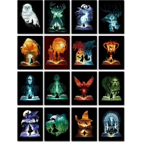 5D Diamond Painting Cartoon Movie Book Owl Diamond Embroidery Pictures Of Rhinestones Mosaic Home Decor