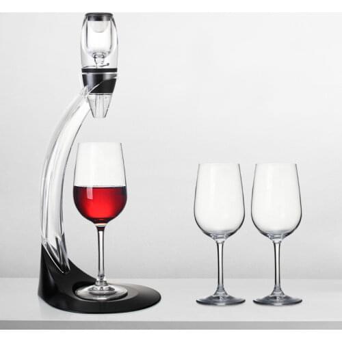 Red Wine Aerator Filter Magic Decanter Essential Wine Aerator Essential Decanter Pourer Filter Stand Holder Vodka Quick Air Bar