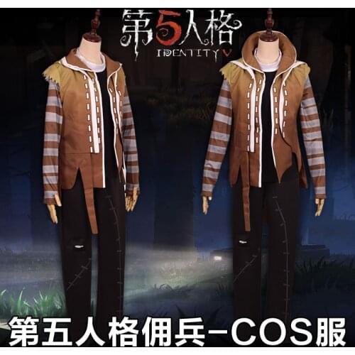 Anime! Identity V Naib Subedar Assassin Cloak Game Skin Leather Gothic Uniform Cosplay Costume Daily Suit Free Shipping