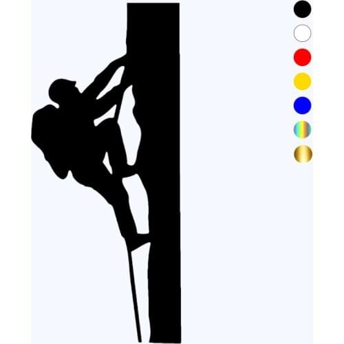 CK3111# Climbing funny car sticker vinyl decal silver/black car auto stickers for bumper rear window