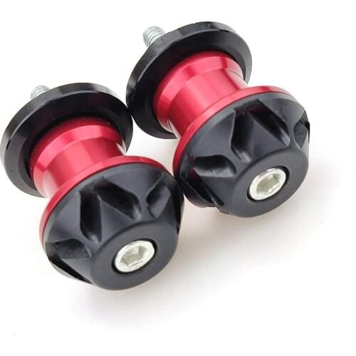 For Aprilia RSV4 R/RR RSV 1000 Mille EVT 1200 Caponor Motorcycle CNC Aluminum Swingarm Spools slider 6mm stand screws