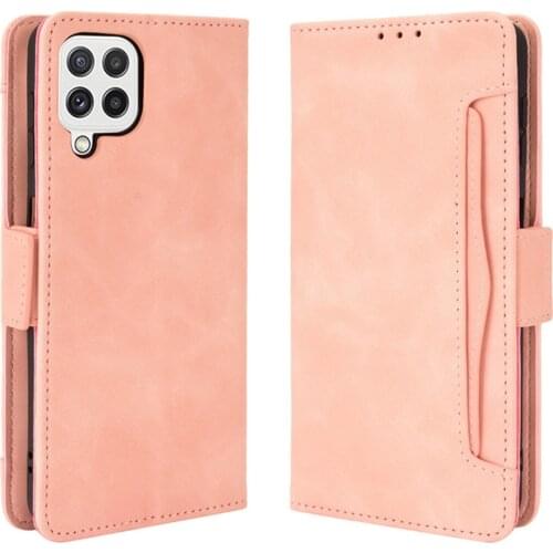 For Samsung M32 2021 Flip Wallet Leather Case Removable Card Slot Cover Samsung Galaxy M32 Case M 32 SM-M325F Stand Funda