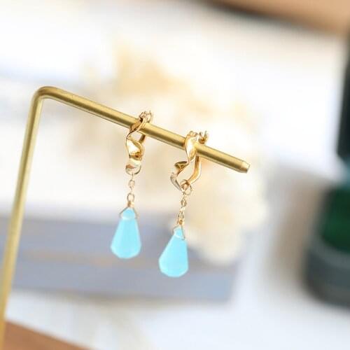 LAMOON Women's Gold Earrings