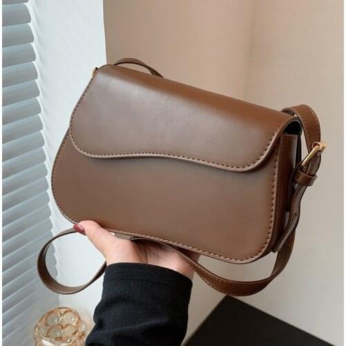 European and American Retro Small Bags 2021 Popular New Casual All-match Messenger Bag High Quality Luxury Fashion Saddle Bag
