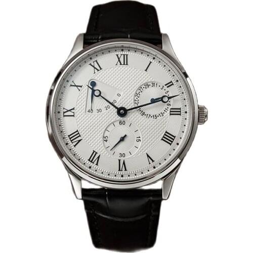 Fashion Men Mechanical Automatic Watches Gapphire Glass 50m Water Resistant Manual 1780 Movement Wrist watch for male gift 40mm