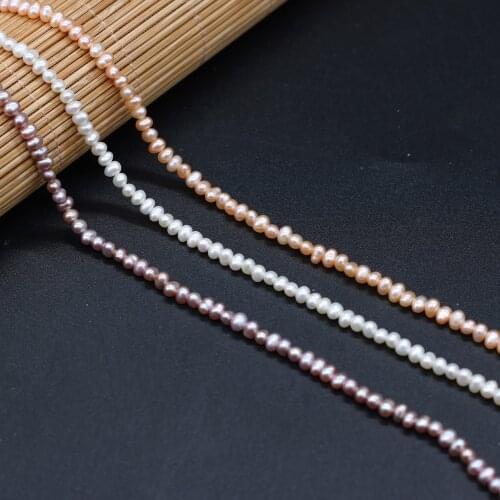 Natural Freshwater Pearl Potato Punch Loose Beads for Charms Jewelry Making Craft Bracelet Necklace Christmas Gifts for women